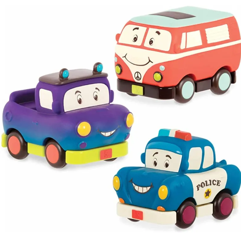 B Toys Mini Pull-Back Cars