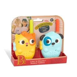 B Toys, Walkie Talkie Set - Lolo & Woofer Walkie-Talkies