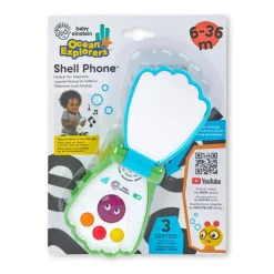 BABY Einstein Baby Toy, Seashell Mobile Phone – Ocean Explorers