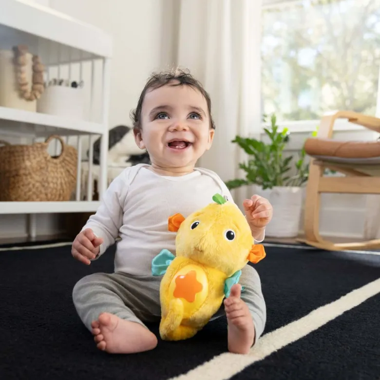 BABY Einstein Sea Dreams Seahorse™ - Soothing Plush Toy with Sound - Yellow