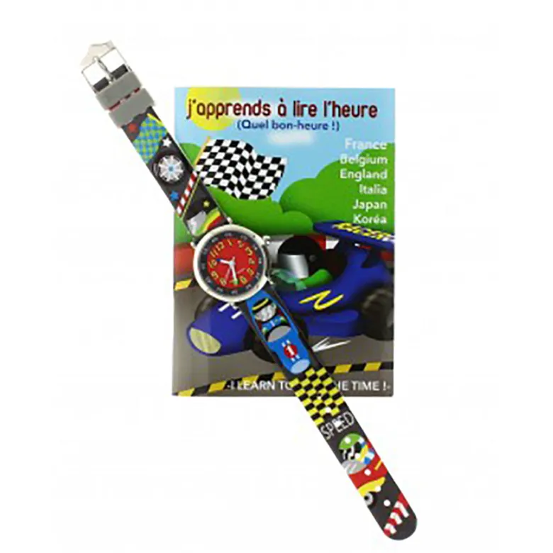 Babywatch Kids Watch, Race Car Driver - Educational Watch for Ages 6-9