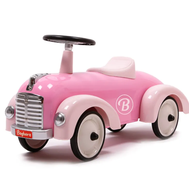 Baghera Metal Ride-On Car, Speedster - Rose