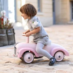 Baghera Metal Ride-On Car, Speedster - Rose