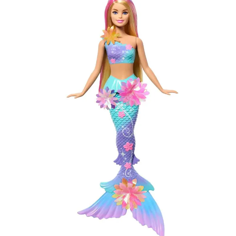 Barbie Blooming Magic White havfrue dukke