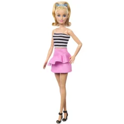 Barbie dukke Fashionistas, Blondt hår og m. pink nederdel