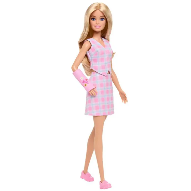 Barbie Fashionista dukke, armbind, ternet vest og nederdel