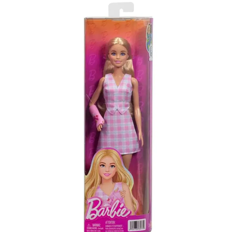 Barbie Fashionista dukke, armbind, ternet vest og nederdel