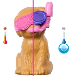 Barbie Puppy Pool Party Aloha Blonde legesæt