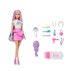 Barbie Rainbow Sparkle Hair dukke