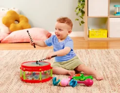 Battat Drum Set with 4 Additional Musical Instruments - From 18 Months