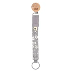 Bibs Liberty Pacifier Chain, Capel Fossil Grey