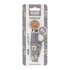 Bibs Liberty Pacifier Chain, Capel Fossil Grey