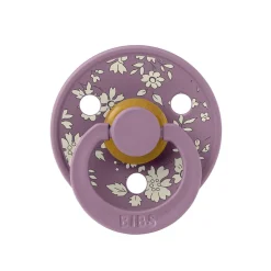 Bibs Liberty, 2-pack Color, natural rubber pacifiers, size 2 – Capel – Fossil Grey Mix