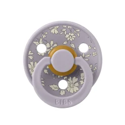 Bibs Liberty, 2-pack Color, natural rubber pacifiers, size 2 – Capel – Fossil Grey Mix