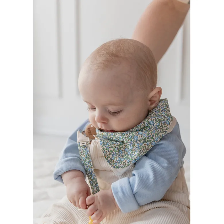 Bibs Liberty, 2-Pack Colour, Natural Rubber Pacifiers, Size 2 - Eloise - Sage Mix