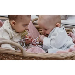 Bibs Loops, Set of 12 Multi Rings - Blush/Woodchuck/Ivory