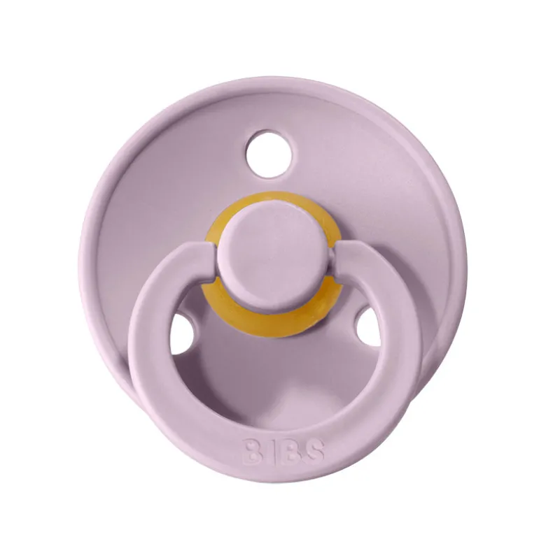 Bibs Natural Rubber Pacifier, Size 2 - Dusky Lilac