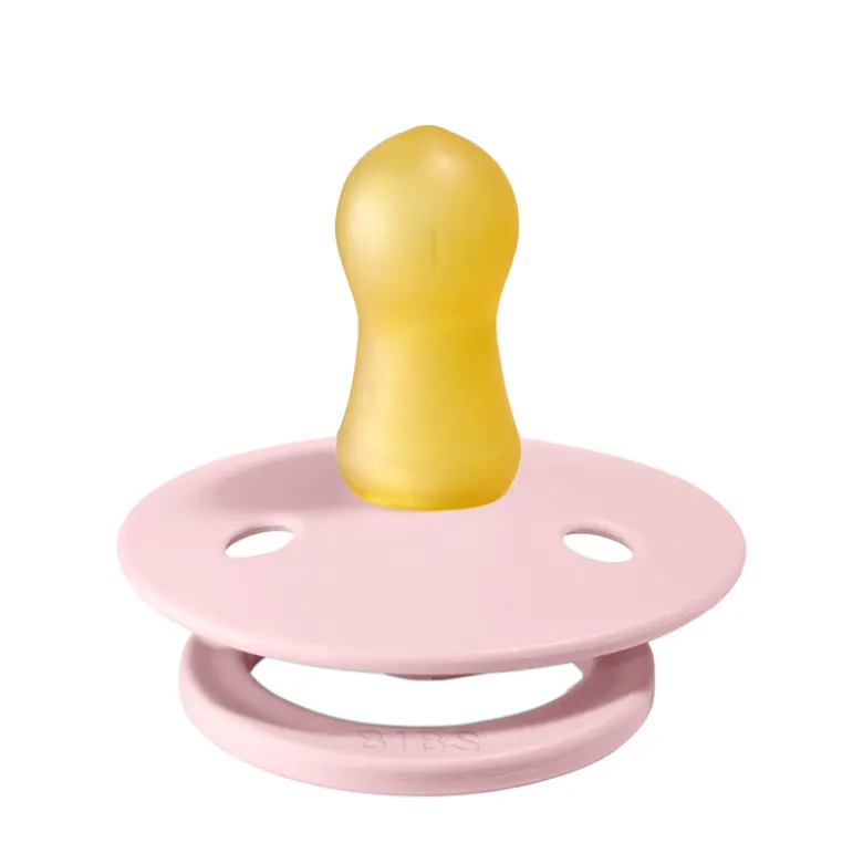 Bibs Natural Rubber Pacifier, Size 2 - Blossom
