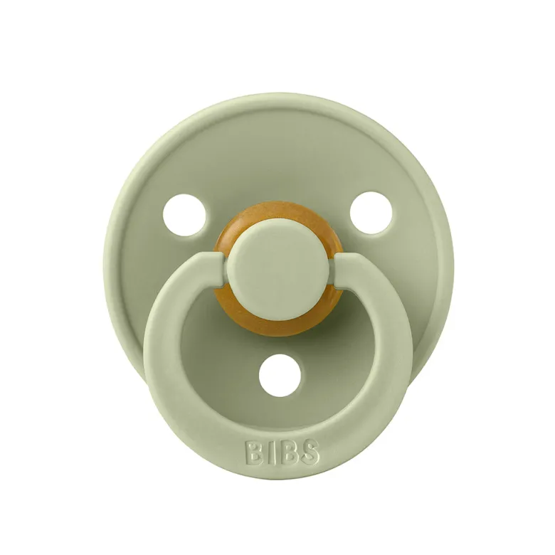 Bibs Natural Rubber Pacifier, Size 2 - Sage