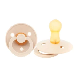 Bibs Natural Rubber Soother, Size 2 – Vanilla