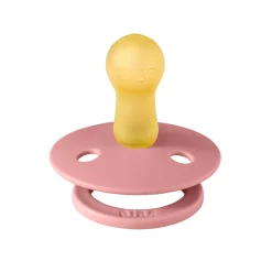 Bibs Pacifier in Natural Rubber, Size 2 – Dusty Pink