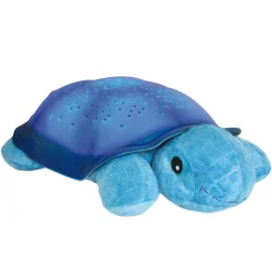 Blue Turtle Night Light with Starry Sky Projection