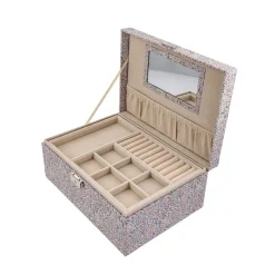 Bon Dep Jewelry Box with Liberty Print, Square - Eve