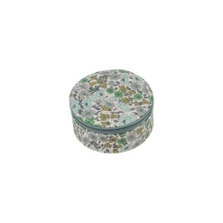 Bon Dep Jewelry Case with Liberty Print, Round – Poppy and Daisy Teal