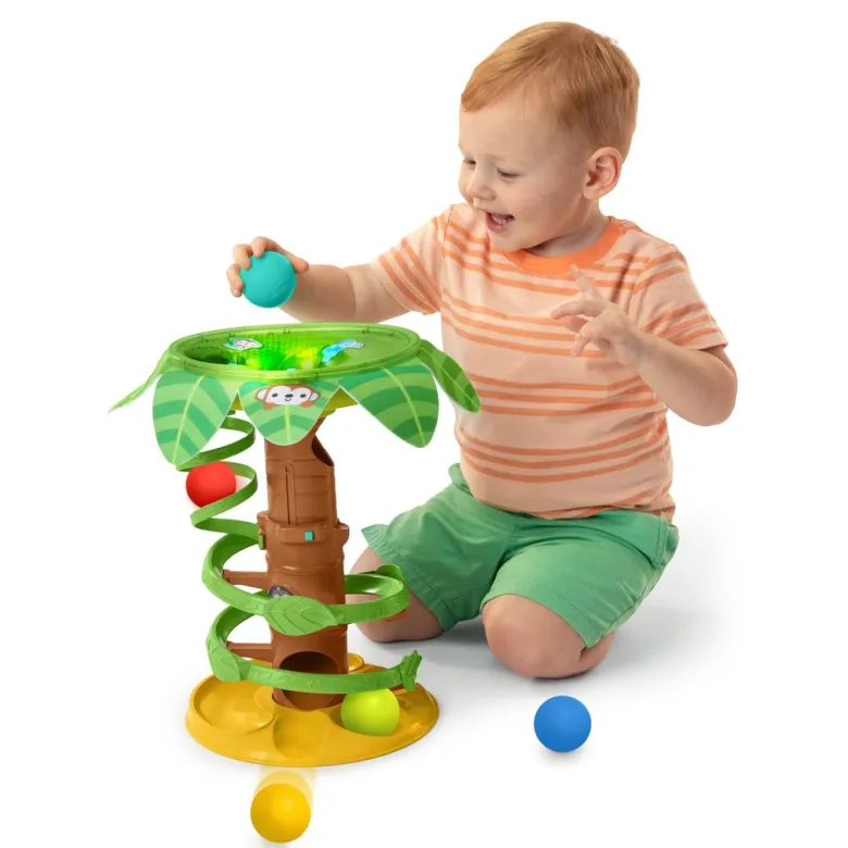 Bright Starts Baby Toy, Tropical Twirl™ Ball Track Toy