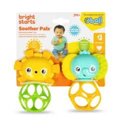 Bright Starts Oball Teething Ring 2-Pack