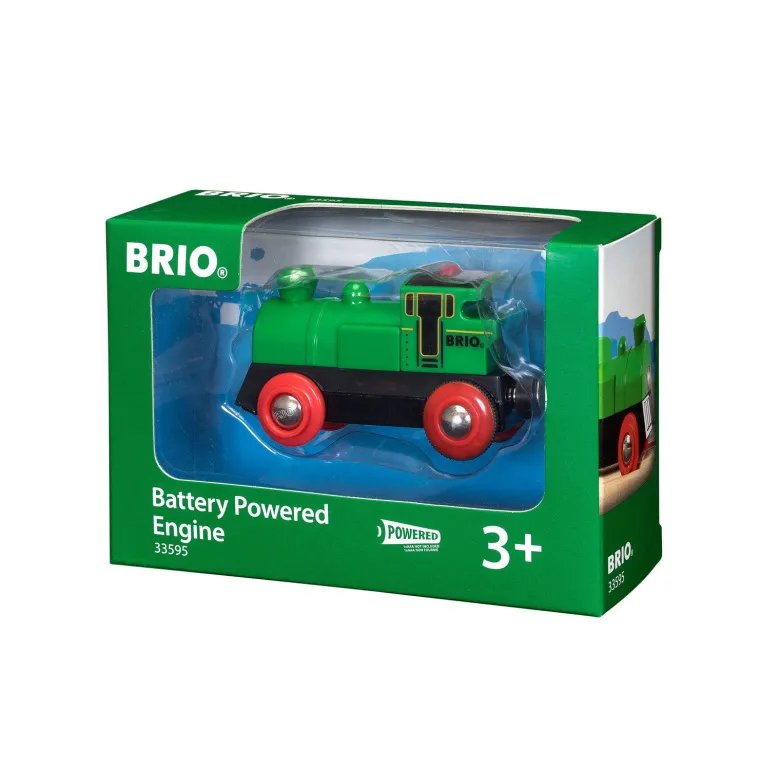 Brio Green Battery Operated Locomotive