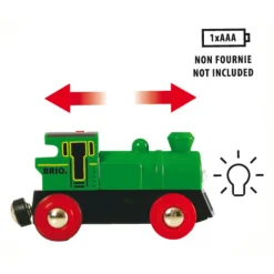 Brio Green Battery Operated Locomotive