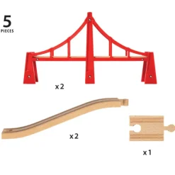 Brio Long Suspension Bridge