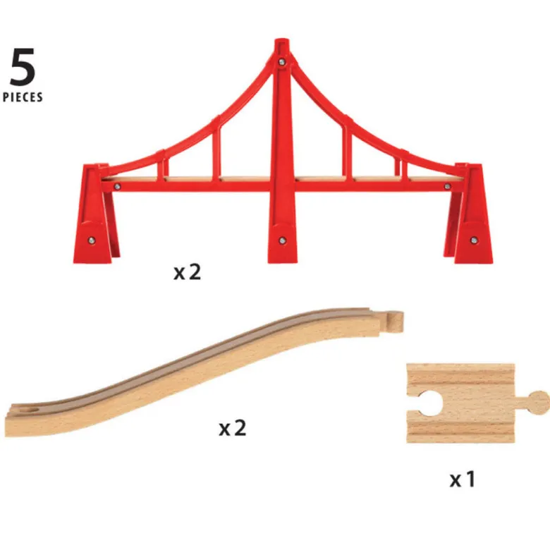 Brio Long Suspension Bridge