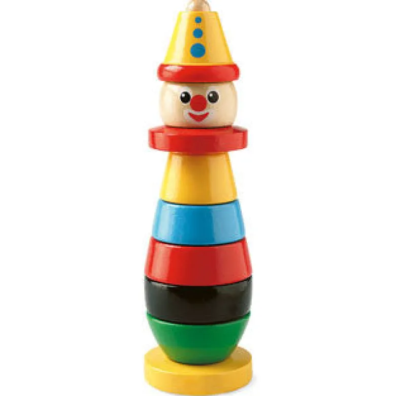 Brio Stacking Clown in Wood, Brio Classic
