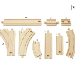 Brio Track Set, 16 Pieces