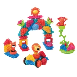 Bristle Blocks Building Set, 54 Pieces - Jungle Theme