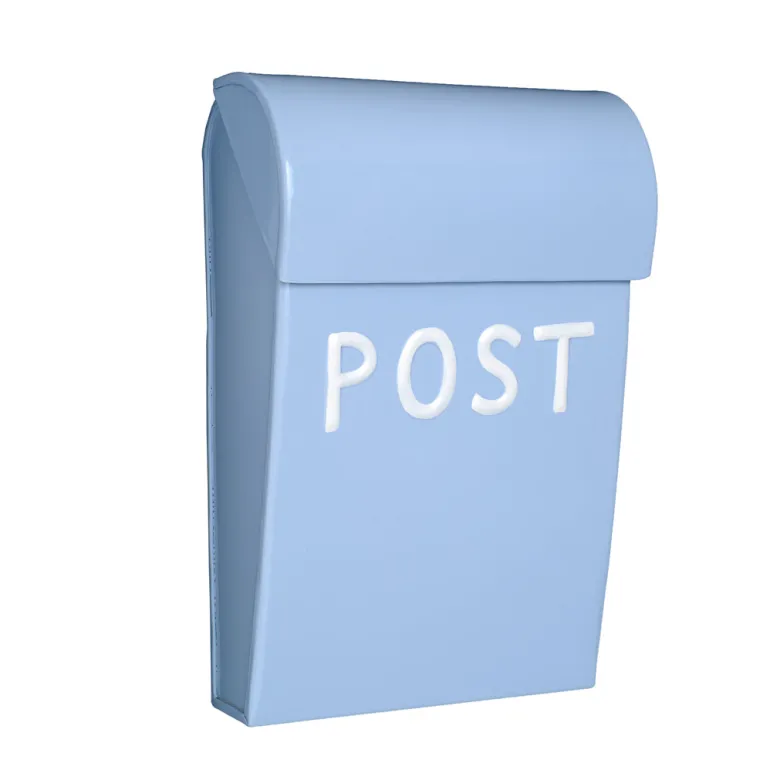 Bruka Design Mailbox, Mini - Light Blue