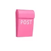 Bruka Design Mailbox, Mini – Dark Pink with White Lettering