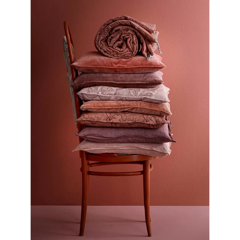 Bungalow Velvet Cushion Cover, 50 x 50 cm - Nude