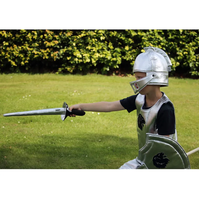 By Astrup Dress-Up – Knight’s Armor, Silver Vest – For Children Aged 3 and Up
