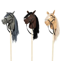 By Astrup Hobby Horse with Open Mouth and Removable Tail, Brown