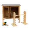 By Astrup Rabbit Hutch and Jump Course for Plush Bunny Toys