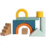 By Astrup Wooden Blocks in Tray - Blue