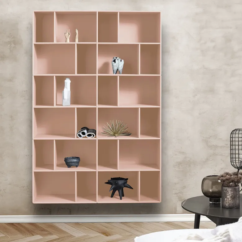 By Aulum Brooklyn vægreol, 117x177 cm - Blush