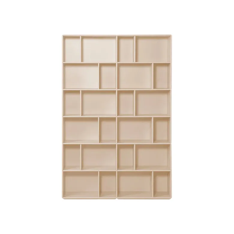 By Aulum Brooklyn vægreol, 117x177 cm - Sand