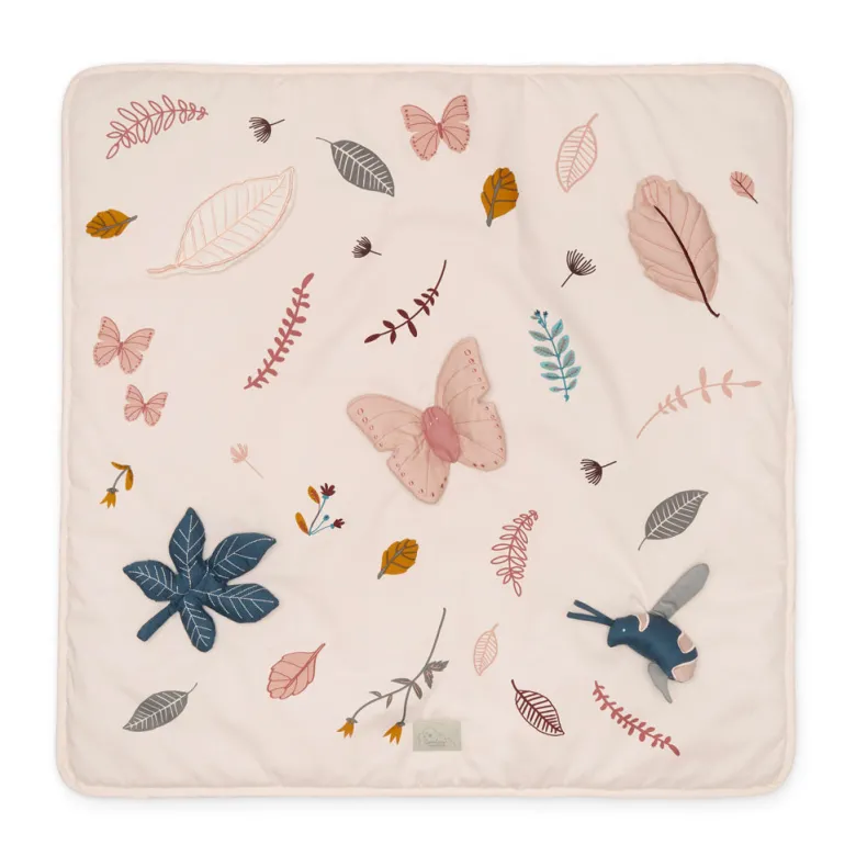 Cam Cam Activity Play Mat, Pressed Leaves Rose