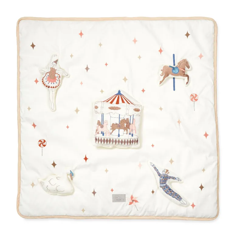 Cam Cam Activity Play Mat, Organic, OCS - Carousel