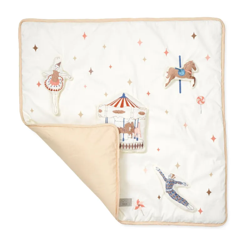 Cam Cam Activity Play Mat, Organic, OCS - Carousel