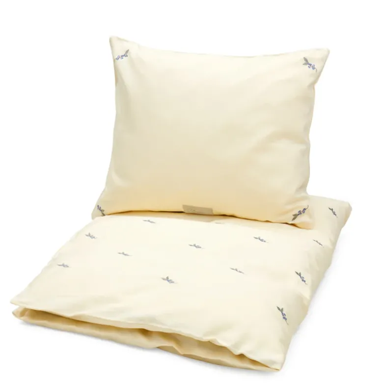 Cam Cam Baby Bedding, Organic, Embroidered - Blueberries